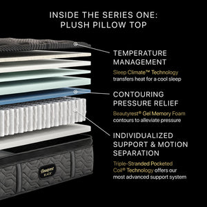 Beautyrest Black - Series One Plush Pillow Top Mattress