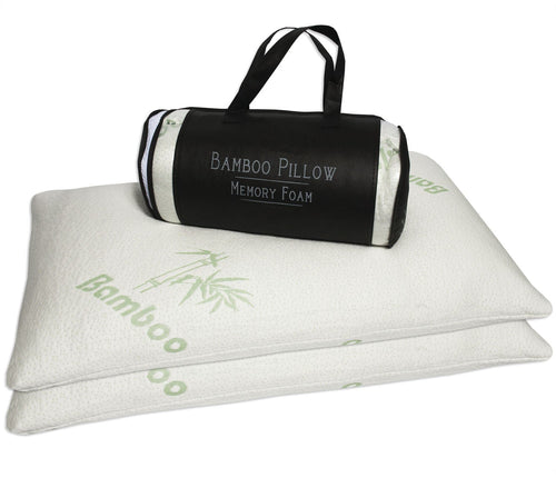 Bamboo Memory Foam Pillow - Queen Size