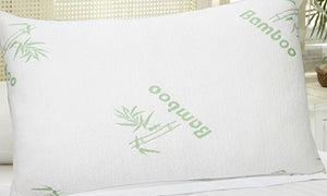Bamboo Memory Foam Pillow - Queen Size